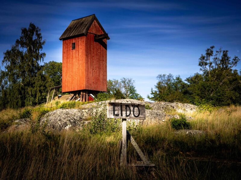 Iconic windmill on Lidö.