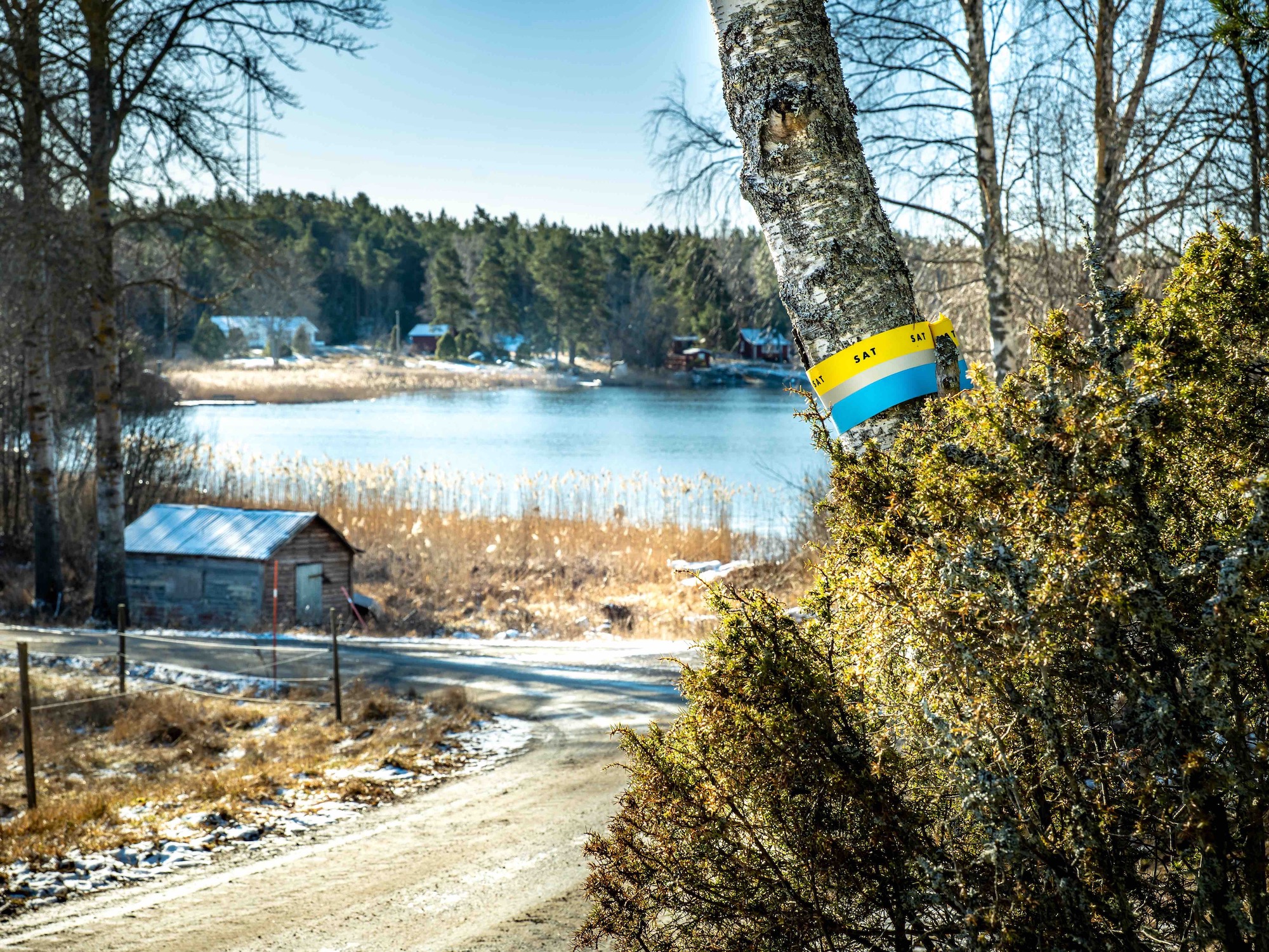 SAT Svartsö with a sea view